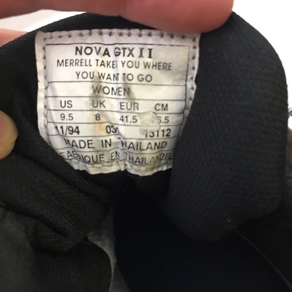Merrell nova gtx 2 Gore-Tex hiking boots 9.5 - Picture 4 of 7